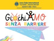 Ad Acquaviva delle Fonti “Giochiamo senza barriere”